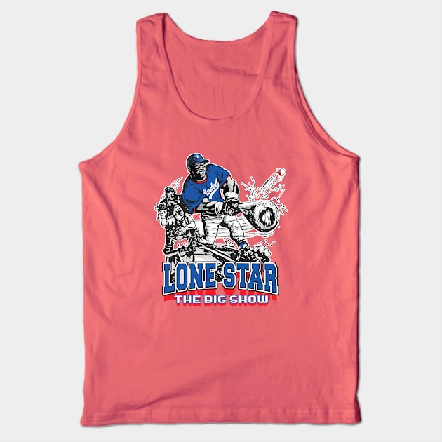 Lone Star Big Stick Baseball Tank Top by MudgeSportswear